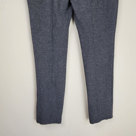White House Black Market Gray Ponte Slim Ankle Pants Sz 4 - Picture 9 of 13